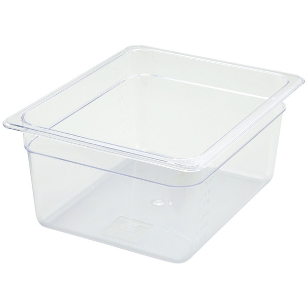 Winco SP7206 Food Pan, Half Size, 5-1/2" Deep, Clear, NSF Winco SP7206 Food Pan, Half Size, 5-1/2" Deep, Clear, NSF