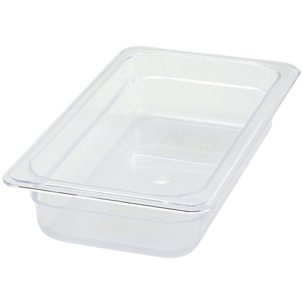 Winco SP7302 Food Pan, 1/3 size, 2-1/2" Deep, Clear, NSF Winco SP7302 Food Pan, 1/3 size, 2-1/2" Deep, Clear, NSF