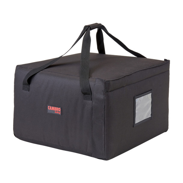 Cambro GBP518110 GoBag Pizza Delivery Bag, Black, 19-1/2"x19-1/2"x12-1/2"
