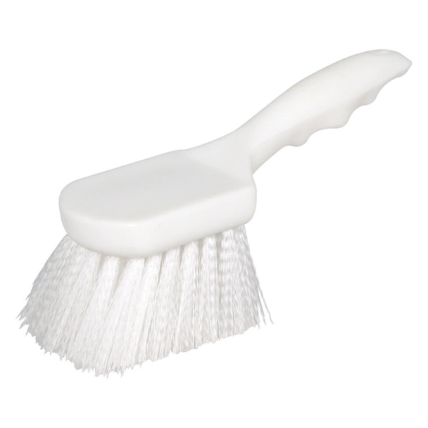 Winco BRN-8P Pot Brush, 8", Plastic Handle, Nylon Bristles