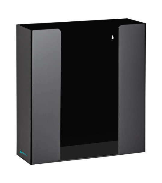 Alpine 902-04-BLK Glove Dispenser, 4 Box Capacity, Acrylic, Black