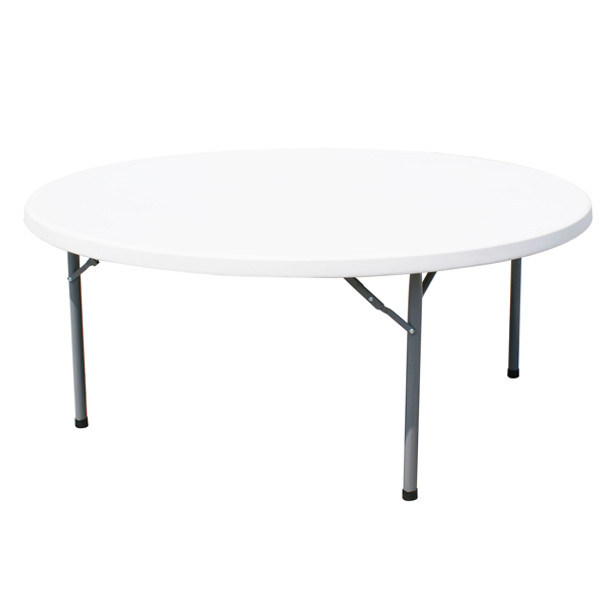 Omcan 41599 Folding Plastic Table, Round, 70.8" Diameter Omcan 41599 Folding Plastic Table, Round, 70.8" Diameter