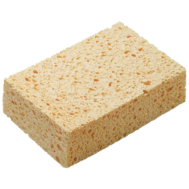 Winco SP-C64Y Cellulose Sponge, 6" x 4.2" x 1.6" (3pc/pack)