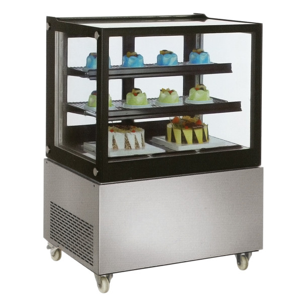 Omcan RS-CN-0370-S 48" Refrigerated Display Case, Floor Model, 13 Cu. Ft with Edge Glass Omcan RS-CN-0370-S 48" Refrigerated Display Case, Floor Model, 13 Cu. Ft with Edge Glass