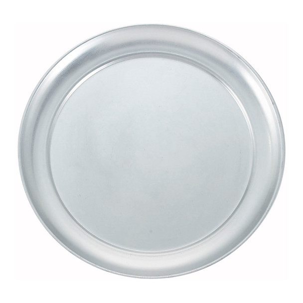 Winco APZT-9 9" Wide Rim Aluminum Pizza Pan