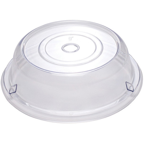 Winco PPCR-9 Round Clear Polycarbonate Plate Cover, 9" x 2.5"
