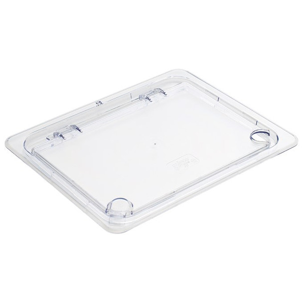 Winco SP7200H Food Pan Cover, Half Size, Hinged, Clear