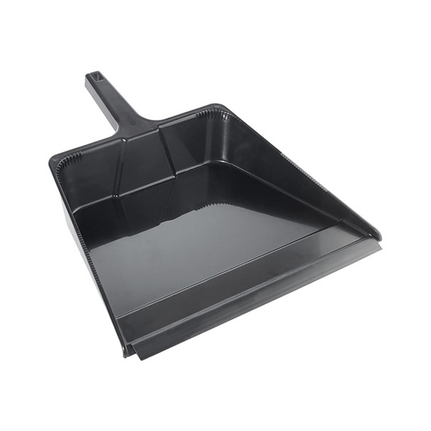 Winco DP-1618K Large Dust Pan, 18"W x 16"D x 5-1/4"H, Black