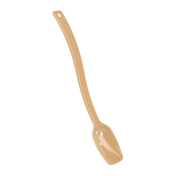 Cambro SPOP10CW133 10" Perforated Deli Spoon, Polycarbonate, Beige