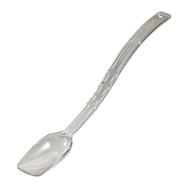 Cambro SPO10CW135 10" Solid Polycarbonate Deli Spoon, 3/4 oz, Clear