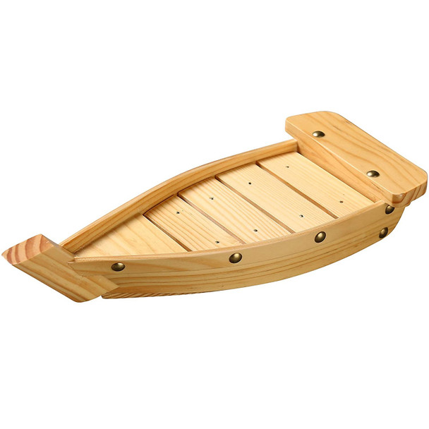 Yanco WS-113 13.25" X 5.75" X 2.25" Wooden Sushi Boat (Pack of 12)