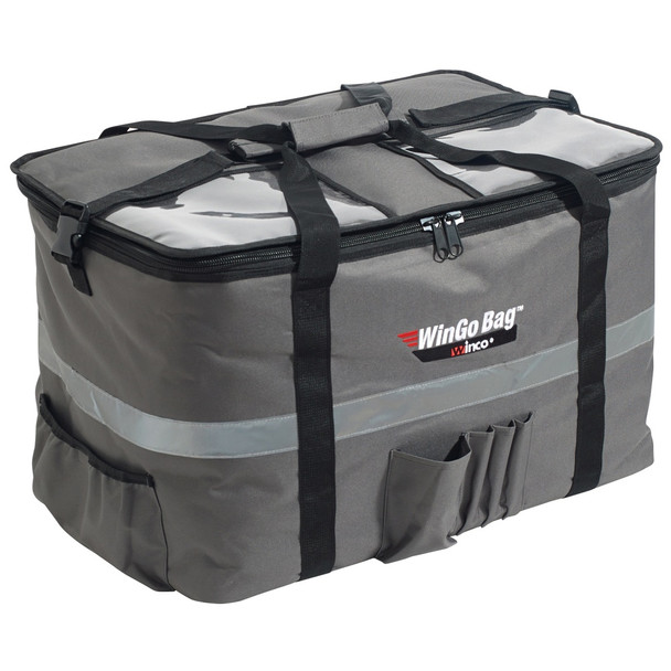 Winco BGCB-2314 WinGo Bag Catering Bag, Large, 23" x 15" x 14", Gray Winco BGCB-2314 WinGo Bag Catering Bag, Large, 23" x 15" x 14", Gray