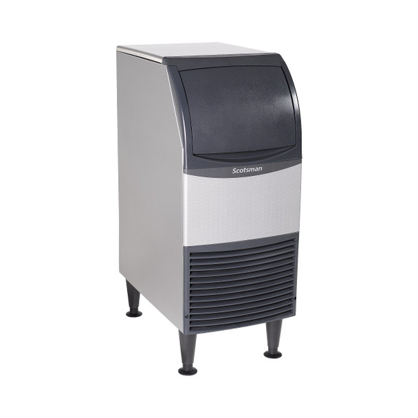 Scotsman CU0715MA-1 70Lb. Self-Contained Undercounter Ice Machine w/ Storage, Medium Cube, Air-Cooled, 115v