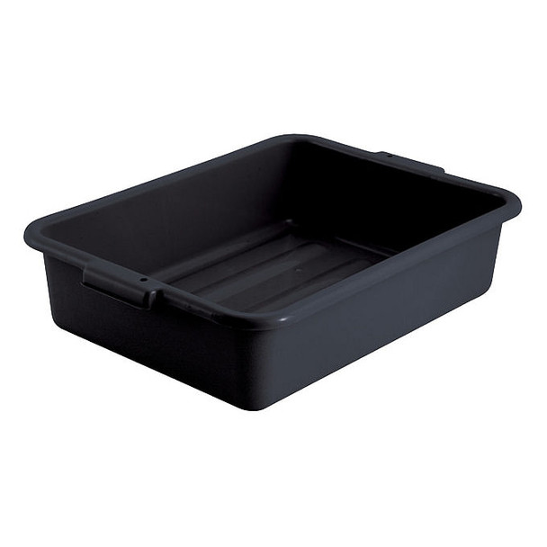 Winco PL-5K Dish Box, 20-1/4" x 15-1/2" x 5", Black, 1-Compartment Winco PL-5K Dish Box, 20-1/4" x 15-1/2" x 5", Black, 1-Compartment