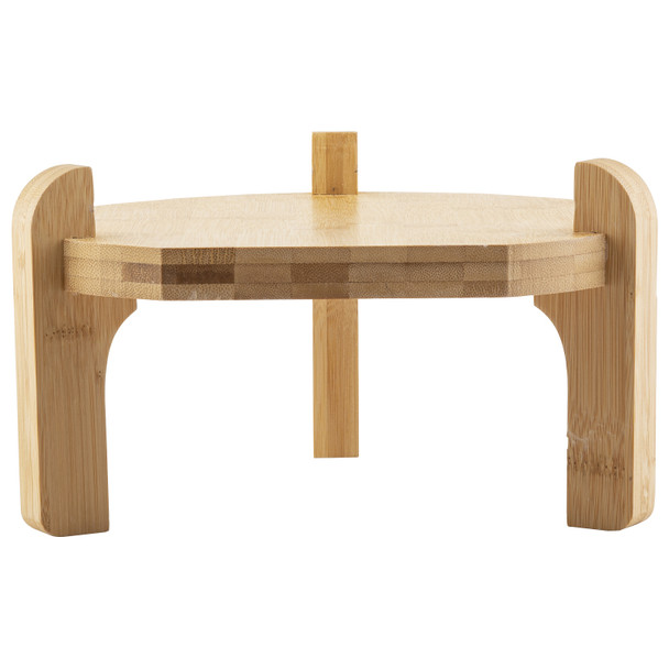 Tablecraft 10755 Beverage Dispenser Stand Only, 10" x 5-3/4", Bamboo
