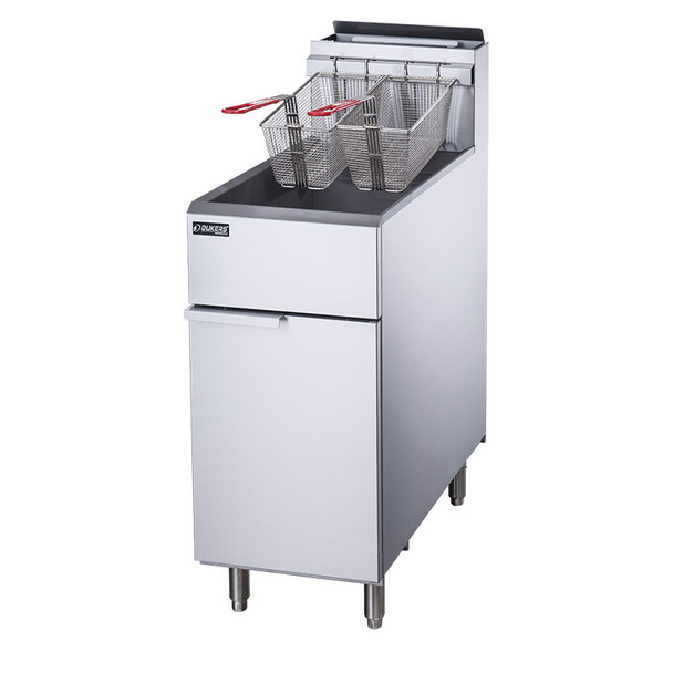 Dukers DCF4-NG Natural Gas Fryer with 4 Tube Burners Dukers DCF4-NG Natural Gas Fryer with 4 Tube Burners