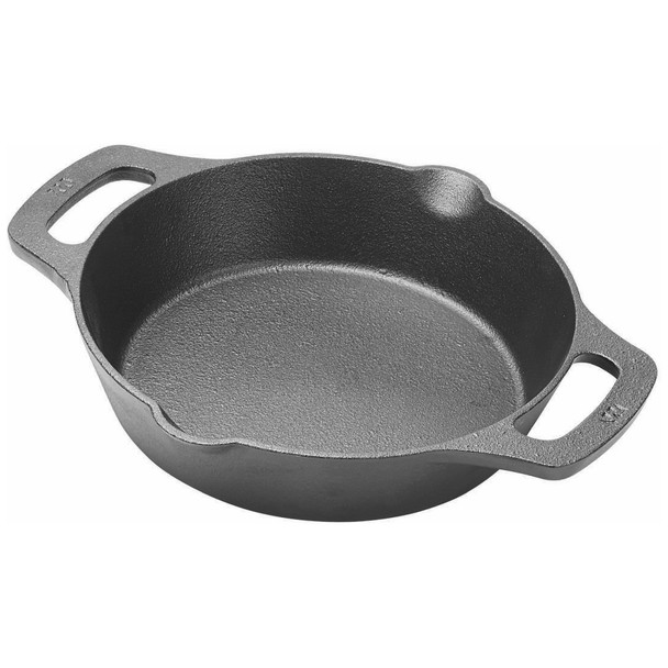 Winco CASD-8 8" Cast Iron Skillet with Dual Handles, Induction Ready Winco CASD-8 8" Cast Iron Skillet with Dual Handles, Induction Ready