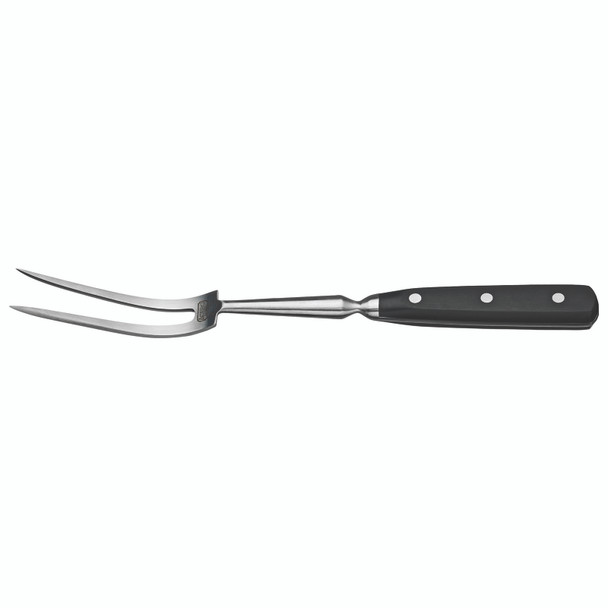 Winco KFP-140 Acero 14" Cook's Fork, Curved