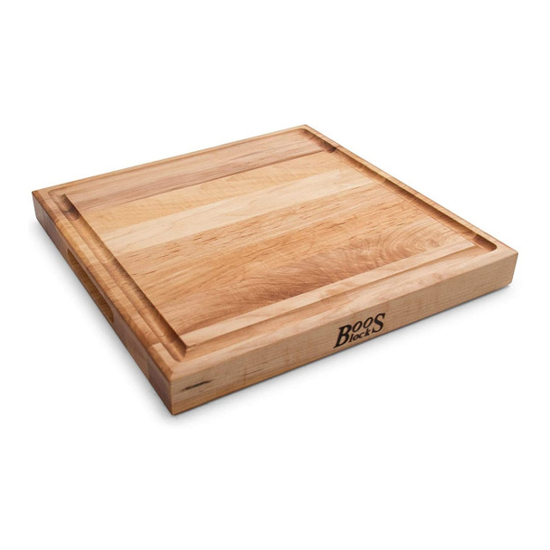 John Boos CB1052-1M1515175 Maple Wood Square Cutting Board with Juice Groove, 15" x 15" x 1.5" John Boos CB1052-1M1515175 Maple Wood Square Cutting Board with Juice Groove, 15" x 15" x 1.5"