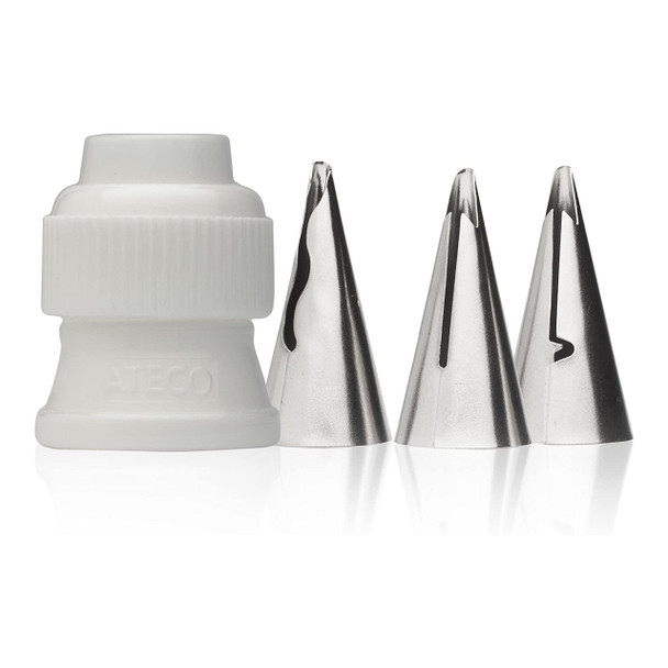 Ateco 384 4-Piece Ruffle Tube Set