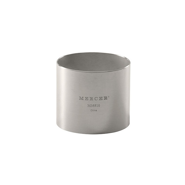 Mercer Culinary M35510 Stainless Steel Ring Mold, 5.5 oz., 2" x 1-3/4"