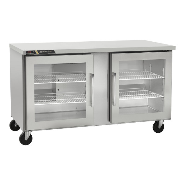 Centerline CLUC-60R-GD-RR 60" Undercounter Refrigerator, (2) Glass Doors, Hinge Right/Right Centerline CLUC-60R-GD-RR 60" Undercounter Refrigerator, (2) Glass Doors, Hinge Right/Right