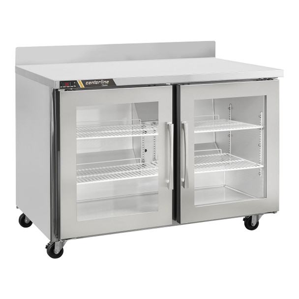 Centerline CLUC-48R-GD-WTLL 48" Undercounter Refrigerator, (2) Glass Doors, Worktop, Hinge Left/Left Centerline CLUC-48R-GD-WTLL 48" Undercounter Refrigerator, (2) Glass Doors, Worktop, Hinge Left/Left