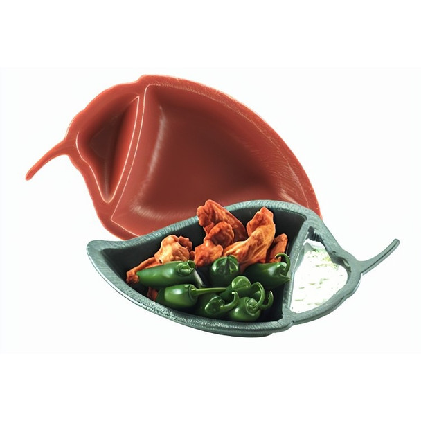 HS Inc. HS1041 Jalapeno Peppertizer Plastic Appetizer Server