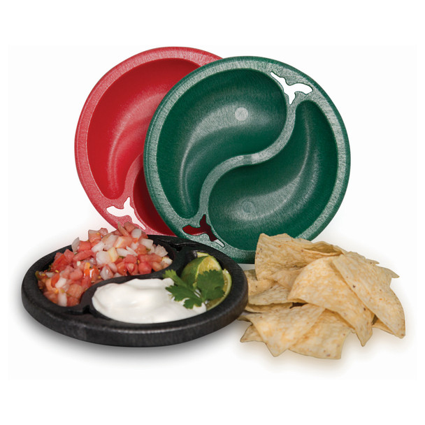 HS Inc. HS1070 Green Chile Doble Plastic Bowl, 6" Round