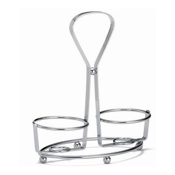 Tablecraft 406-2R 2.75" 2-Ring Condiment Rack