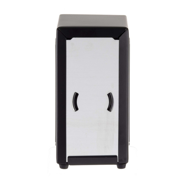 Tablecraft 2212 Black Napkin Dispenser, Tallfold