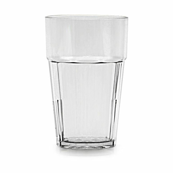 Thunder Group PLPCTB110CL Diamond 10 oz. Clear Polycarbonate Tumbler - 12/Pack
