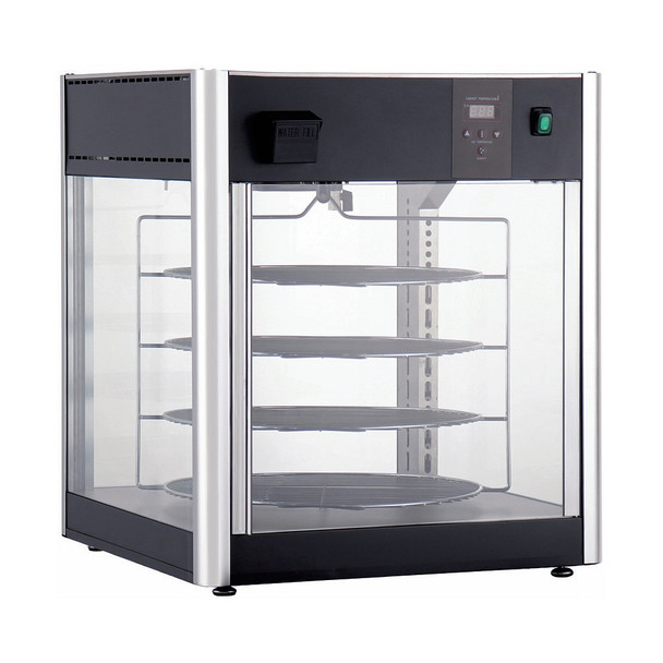 Winco EDM-1K Rotating Heated & Humidified Holding Display Merchandiser