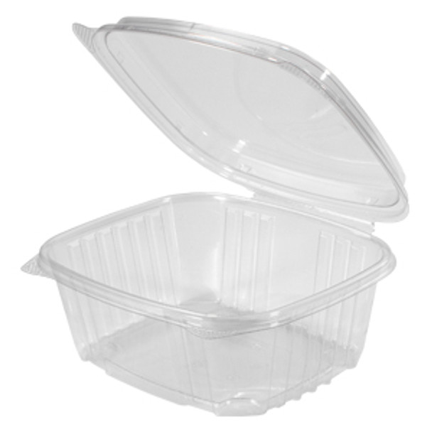 Genpak AD32F 32 Oz. Clear Hinged High Dome Deli Container, 200/Case