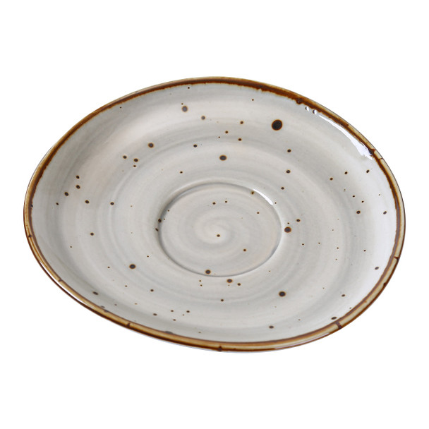 Yanco LY-002 Lyon Collection 6.5" Saucer, Reactive Glaze (Pack of 36)