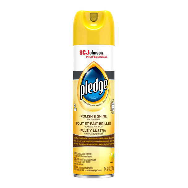 Pledge Beautify Lemon Aerosol, 14.2 Ounces
