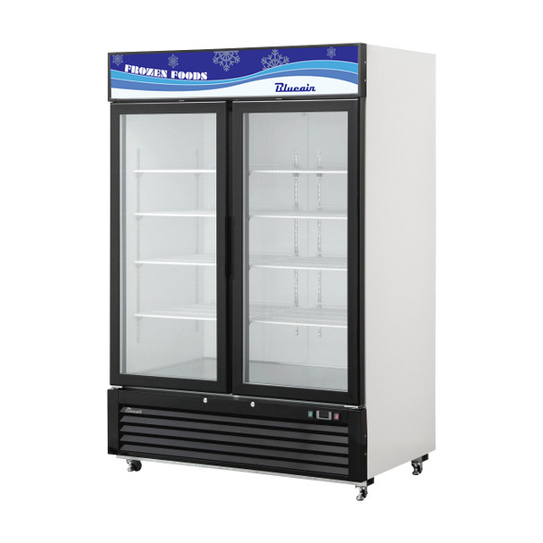 Blue Air BKGF49-HC Freezer Merchandiser, Two-Section, 49 cu. ft. Blue Air BKGF49-HC Freezer Merchandiser, Two-Section, 49 cu. ft.