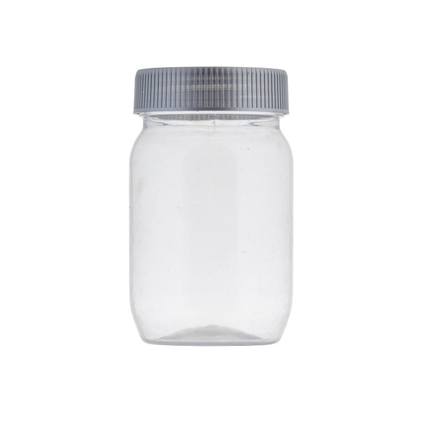 Tablecraft 10858 8 Oz. Plastic Mason Jar with Lid