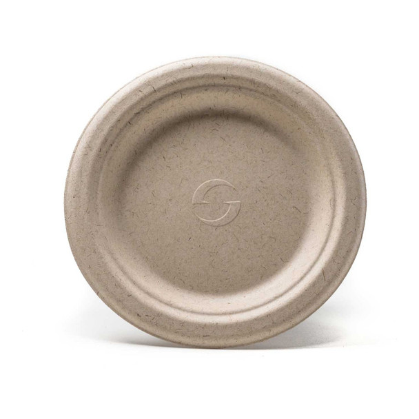 Green Wave OV-P006 Ovation Plate, Beige, 6", Compostable (1000/Case)