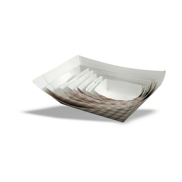 A stack of vary models of Empress Food Trays