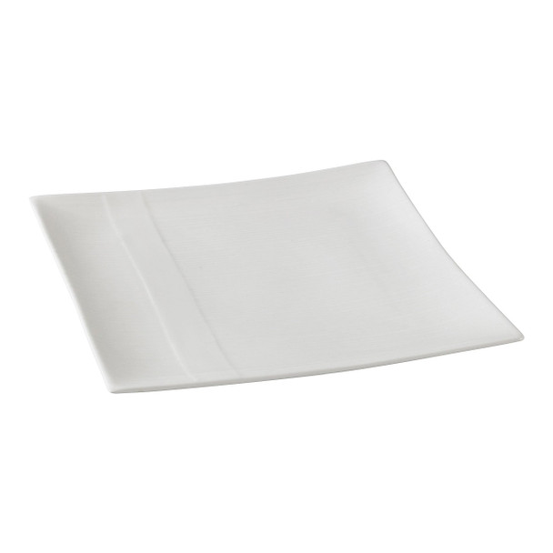 Yanco SH-106 8.25" Square Plate, Porcelain, Bone White (36/Case)