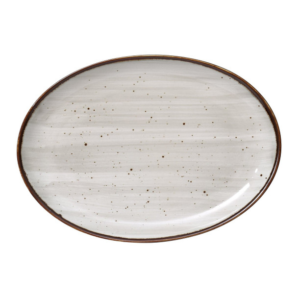 Yanco LY-2110 Lyon 10" X 7" X 1" Oval Porcelain Coupe Platter, Reactive Glaze (24/Case) Yanco LY-2110 Lyon 10" X 7" X 1" Oval Porcelain Coupe Platter, Reactive Glaze (24/Case)