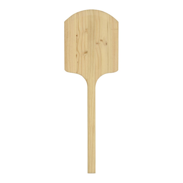 Omcan 80601 Wooden Pizza Peel, 12" x 14" Blade, 36" Overall Length