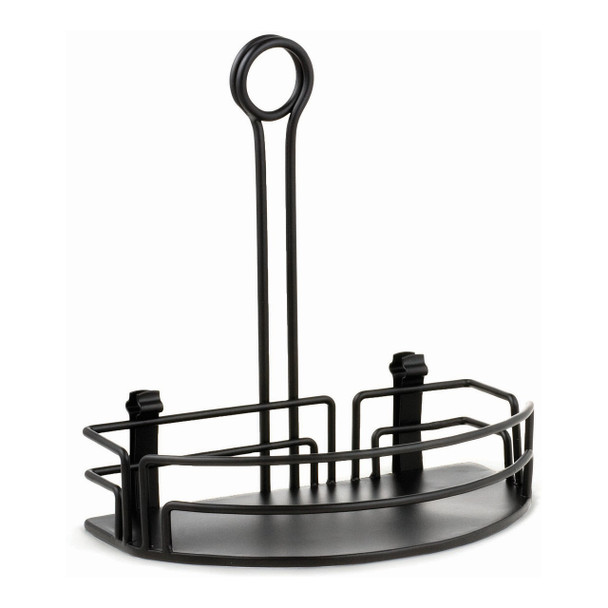 Tablecraft BK59512 Versa Rack, 8.5" x 5", Half Rack, Black Metal