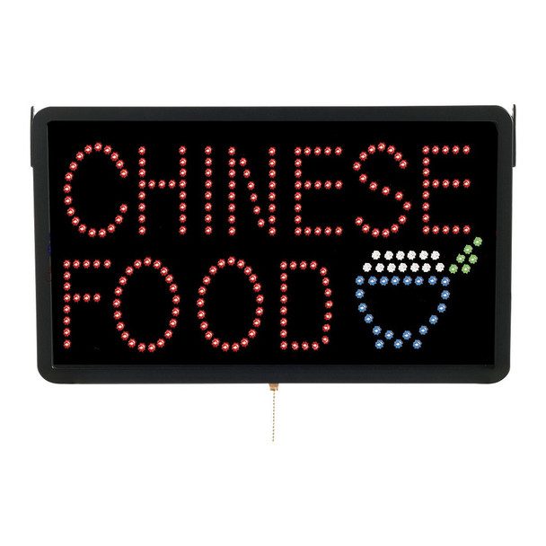 Aarco CHI09L "Chinese Food" LED Sign, 13" x 22" Aarco CHI09L "Chinese Food" LED Sign, 13" x 22"