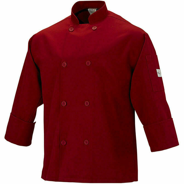 Mercer M60010RD3X Millennia Unisex Cook Jacket, Red, 3X-Large