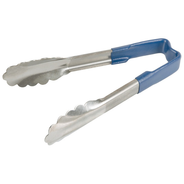Vollrath 4780630 Utility Tongs, One-Piece, 6", Blue Handle Vollrath 4780630 Utility Tongs, One-Piece, 6", Blue Handle
