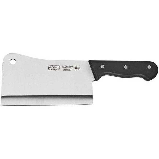 Winco KFP-72 Acero 7" Cleaver with Hanging Hole