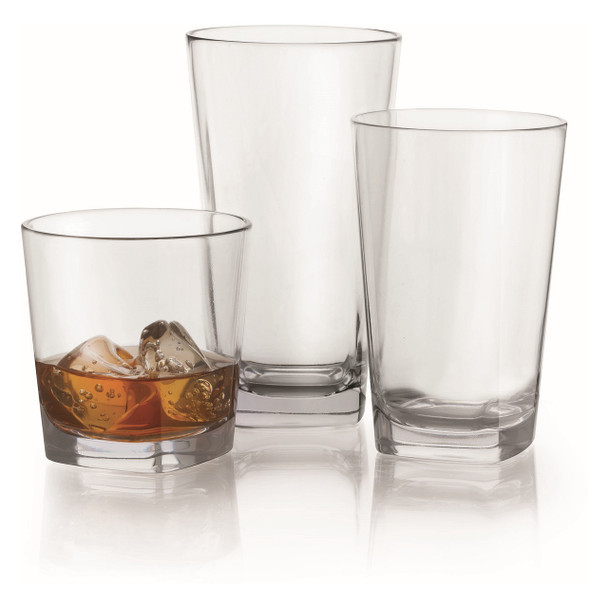 GET SW-1472-CL Cubed Beverage Glass, 16 oz., Clear (24/Case) GET SW-1472-CL Cubed Beverage Glass, 16 oz., Clear (24/Case)