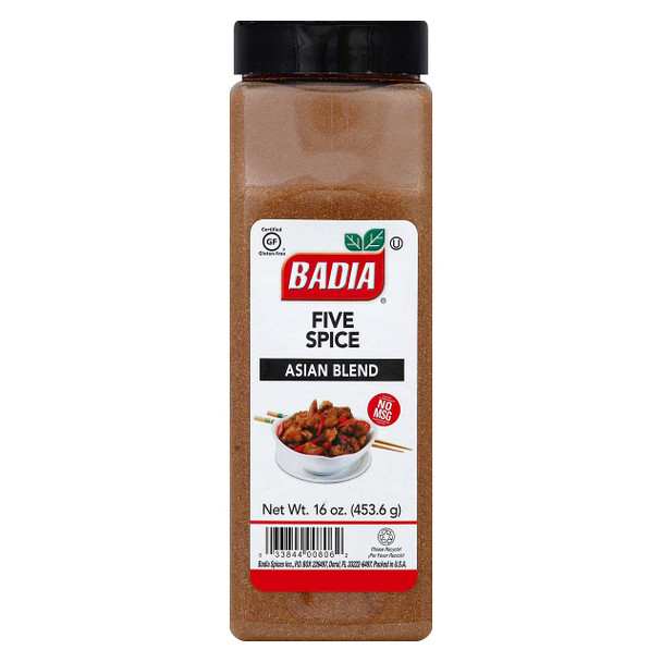 Badia Five Spice Asian Blend Seasoning, 16 Ounces